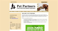Desktop Screenshot of petpartnersne.org